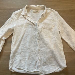 Lucky brand gauze button up